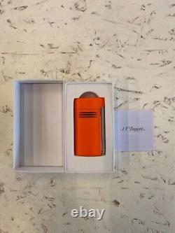 S. T. Dupont Megajet Matte Orange Lighter Limited Edition Color Brand New