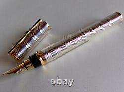 S. T. Dupont Montparnasse Fountain Pen Limited Edition Mozart Requiem Silver