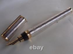 S. T. Dupont Montparnasse Fountain Pen Limited Edition Mozart Requiem Silver