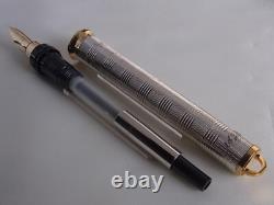 S. T. Dupont Montparnasse Fountain Pen Limited Edition Mozart Requiem Silver