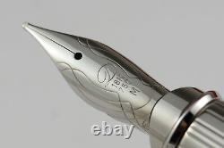 S. T Dupont Napoleon Platinum Plated Limited Edition Fountain Pen #210/1500