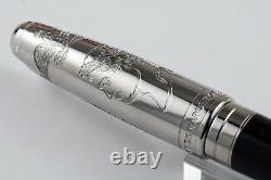 S. T Dupont Napoleon Platinum Plated Limited Edition Fountain Pen #617/1500