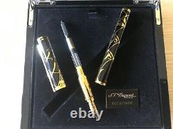 S. T. Dupont Neoclassique American Art Deco Large Fountain Pen Limited Edition
