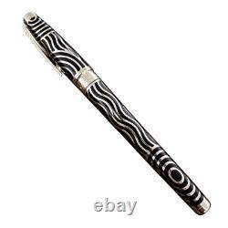 S. T. Dupont NeptuneLE Fountain Pen 18K Gold Nib Blue Laque de Chine