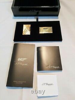 S. T. Dupont New 007 Limited Edition Collection Gold Lighter #0260/1962 (016168)