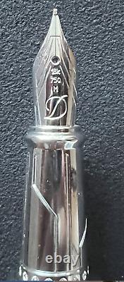 S. T. Dupont Odyssey Set Fountain Pen Converts To Rollerball, 240768, New In Box