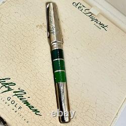 S. T. Dupont Olympio Leroy Neiman Golf Limited Edition Fountain Pen B+p