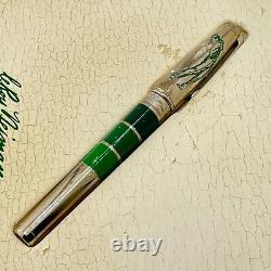 S. T. Dupont Olympio Leroy Neiman Golf Limited Edition Fountain Pen B+p