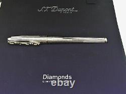 S. T. Dupont Olympio Limited Edition Fountain Pen with Diamonds