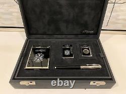 S. T. Dupont Opus X Fuente 4 Piece Black 2005 Limited Edition Set 100% Genuine