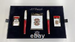 S. T. Dupont Opus X Limited Edition 5 Piece Set 100% Authentic New Retails $7250
