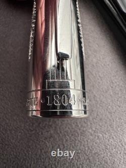 S. T. Dupont Palladium Napoleon Bonaparte Limited Edition Foontain Pen, 18K Gold
