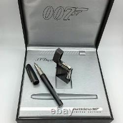 S. T. Dupont Paris James Bond 007 Limited Edition Lighter & Pen Set Original Box