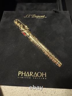 S. T. Dupont Pharaoh Limited Edition 14k Gold Pen NWB 1313/2573