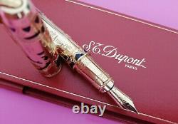 S. T. Dupont Pharaoh Limited Edition 2575 Fountain Pen -18k gold M NIB
