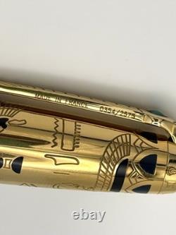 S. T. Dupont Pharaoh Limited Edition Ballpoint Pen LE 354/2575 18K Gold Plate