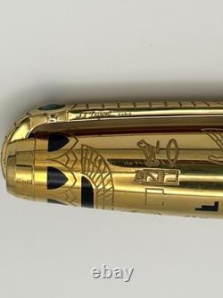 S. T. Dupont Pharaoh Limited Edition Ballpoint Pen LE 354/2575 18K Gold Plate