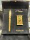 S. T. Dupont Pharaoh Set Limited Edition Fountain Pen And Lighter
