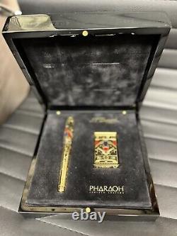 S. T. Dupont Pharaoh Set Limited Edition Fountain Pen and Lighter