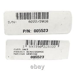 S. T. Dupont Phoenix Renaissance 005523 Limited Edition Palladium Cufflinks