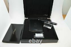 S. T. Dupont Picasso Black Lacquer Fountain Pen Writing Kit, 410046C2, New In Box