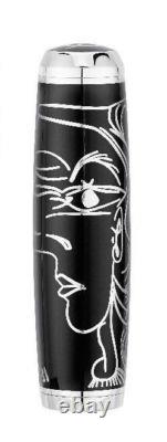 S. T. Dupont Picasso Black Lacquer Fountain Pen Writing Kit, 410046C2F New In Box