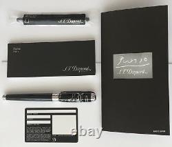 S. T. Dupont Picasso Black Lacquer Rollerball Pen, Limited Edition, 412046, NIB