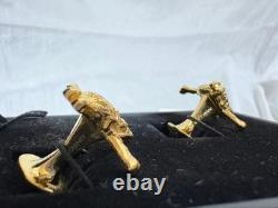 S. T. Dupont Pirates of the Caribbean Cufflinks Limited Edition Used with Box