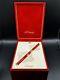 S. T. Dupont Red Teatro Limited Edition Ballpoint Pen Circa 1997