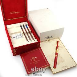 S. T Dupont Red Teatro Limited Edition Rollerball Pen C. 1997