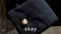 S. T. Dupont Reflection Reversible Cufflinks Shell & Black Limited Edition From Ja