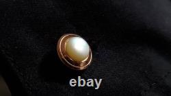 S. T. Dupont Reflection Reversible Cufflinks Shell & Black Limited Edition From Ja