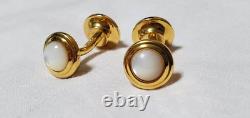 S. T. Dupont Reversible Cuffs Shell Black Gold Limited Edition Used