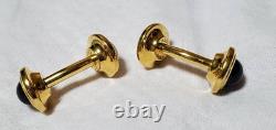 S. T. Dupont Reversible Cuffs Shell Black Gold Limited Edition Used