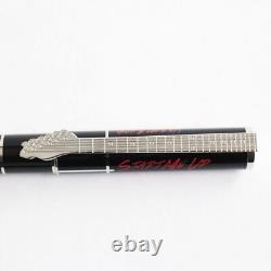 S. T. Dupont Rolling Stones 1962 Limited Edition Nib 18K M Fountain Pen Black Silv