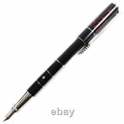 S. T. Dupont Rolling Stones Limited Edition 1962 18K M Nib Fountain Pen Blac