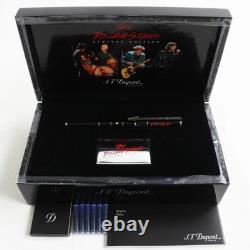 S. T. Dupont Rolling Stones Limited Edition 1962 18K M Nib Fountain Pen Blac