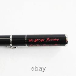 S. T. Dupont Rolling Stones Limited Edition 1962 18K M Nib Fountain Pen Blac