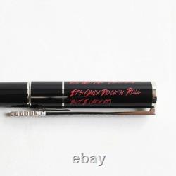 S. T. Dupont Rolling Stones Limited Edition 1962 18K M Nib Fountain Pen Blac