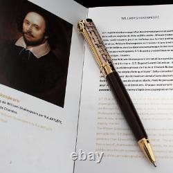 S. T. Dupont Shakespeare Brown Limited Edition Ballpoint Pen #0029/1564