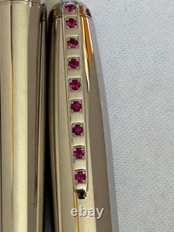 S. T Dupont Sky & Fire, Limited Edition 500 Fountain Pen, 18K M Nib-Mint