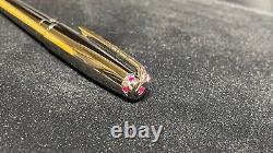 S. T. Dupont Sky and Fire Limited Edition #79/500 Olympio Ballpoint Pen withRubies