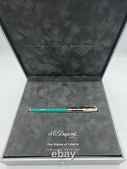 S. T. Dupont Statue of Liberty Limited Edition Fountain Pen 2002 Rare 18k Gold