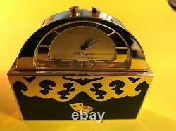 S. T. Dupont TEATRO Reisewecker Secret Clock gold/schwarz Limited Edition 1997