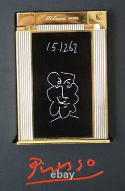 S. T. Dupont Tischfeuerzeug Table Lighter Picasso Limited Edition 1998