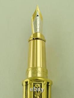 S. T. Dupont Tournaire Moscow Saint Basil Fountain Pen Limited Edition 18k