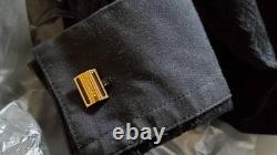 S. T. Dupont W Line Square Cufflinks Black & Gold Logo Limited Edition Used