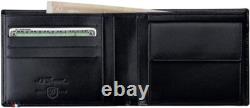 S. T. Dupont Wallet 4 Cards Credit And Coins Line D Black