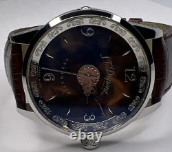 S. T. Dupont Wild West Limited Edition Swiss Made Automatic Watch Natural Lacquer