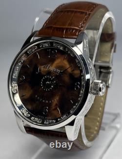 S. T. Dupont Wild West Limited Edition Swiss Made Automatic Watch Natural Lacquer